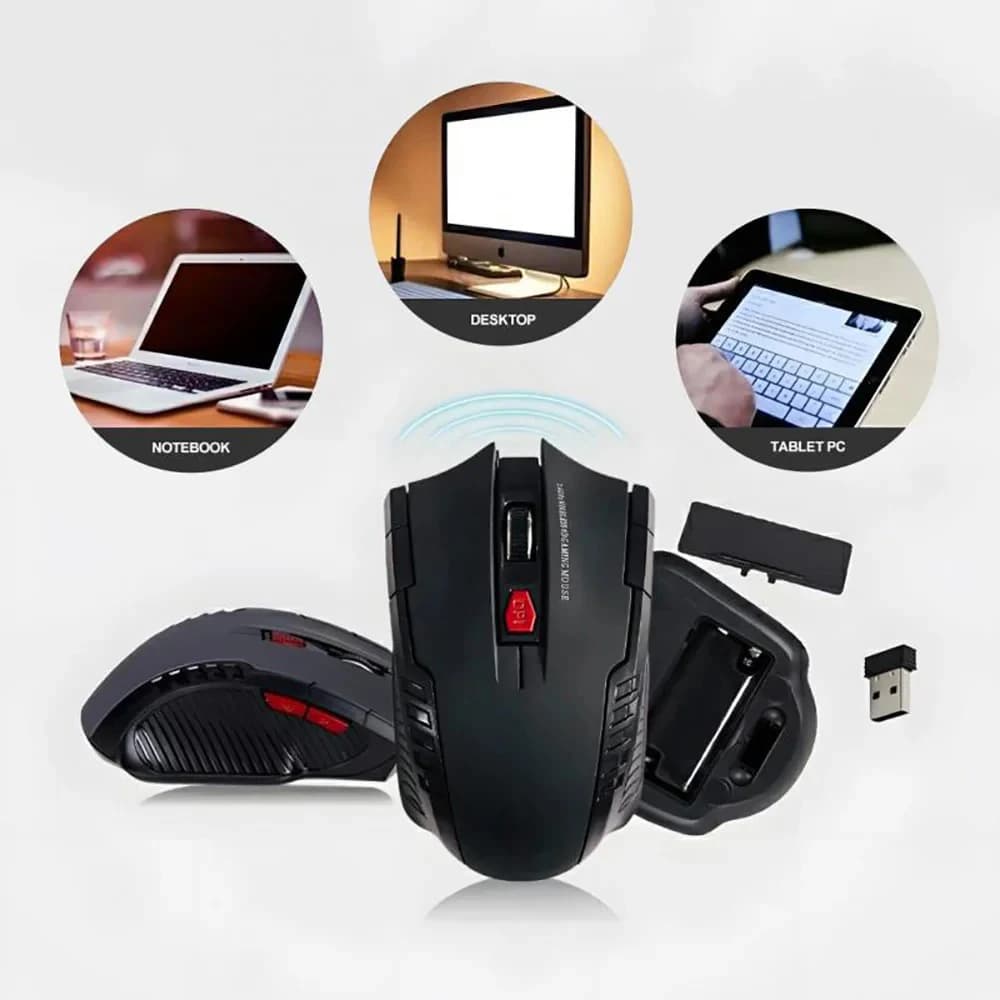 Wireless Ergonomic Optical Mouse