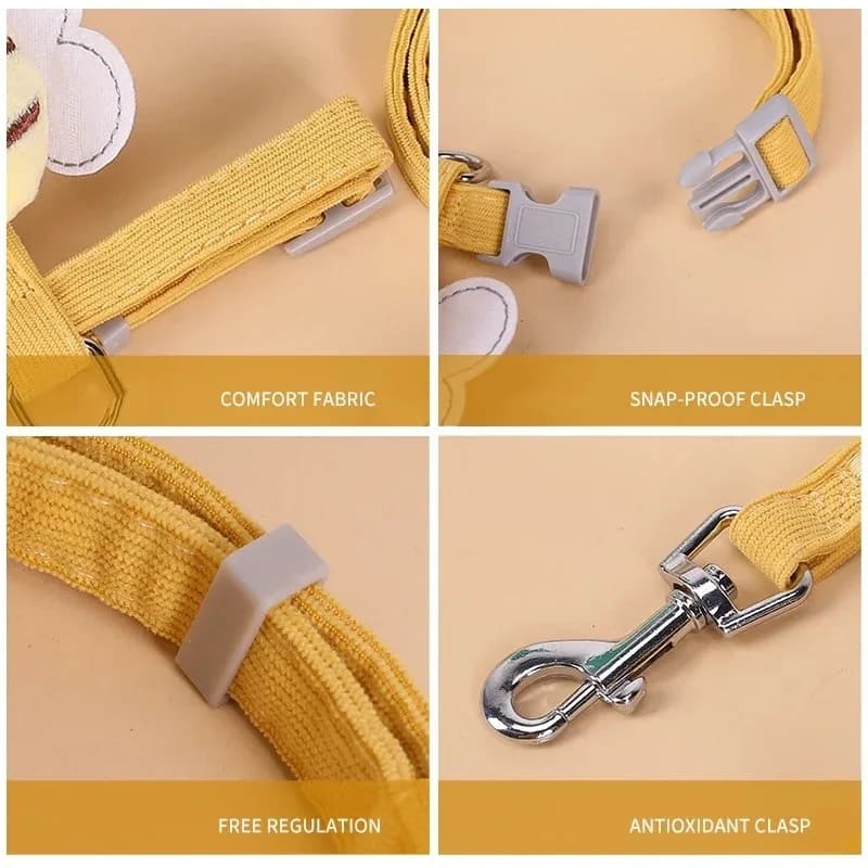 Adjustable Soft Harness Vest for Cats and Small Dogs