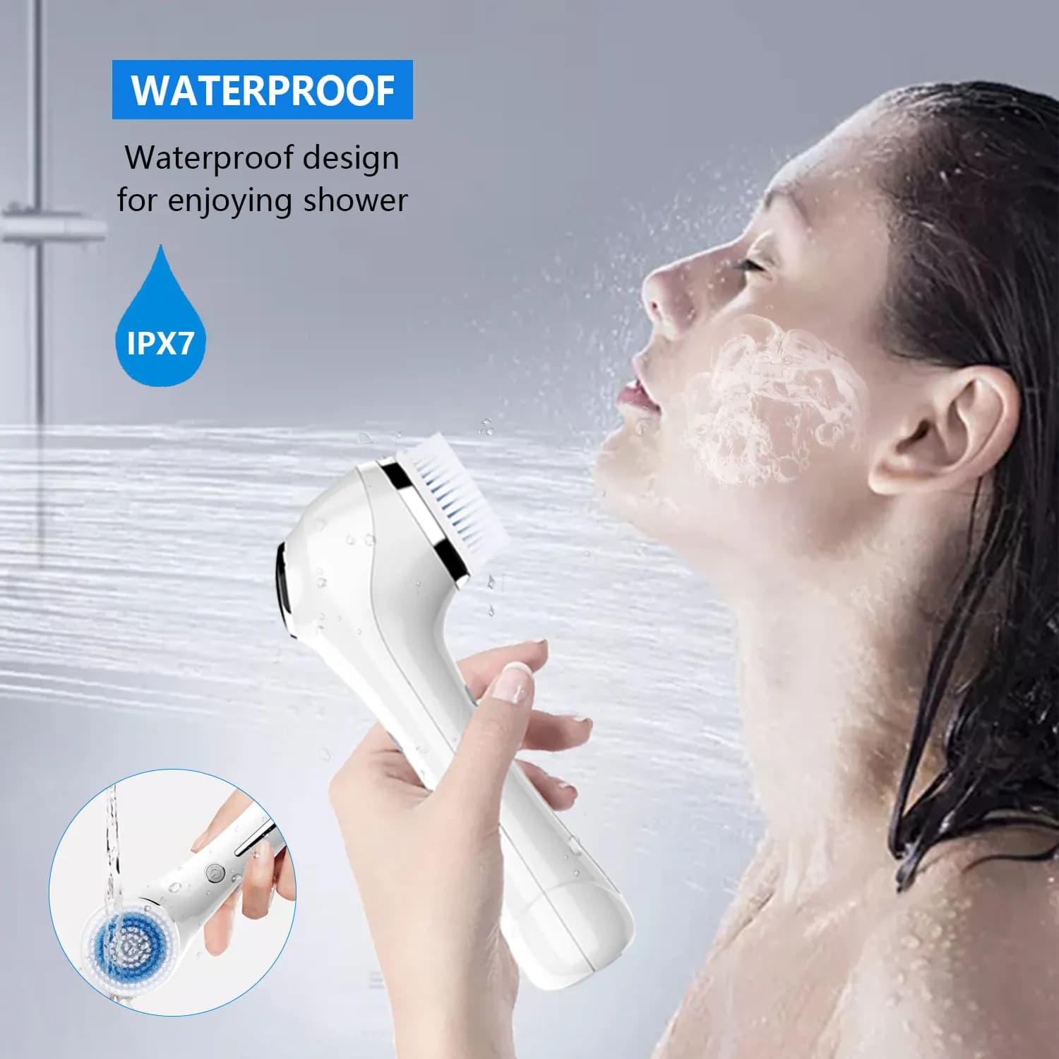 Dual-Mode Facial Cleansing Brush Set