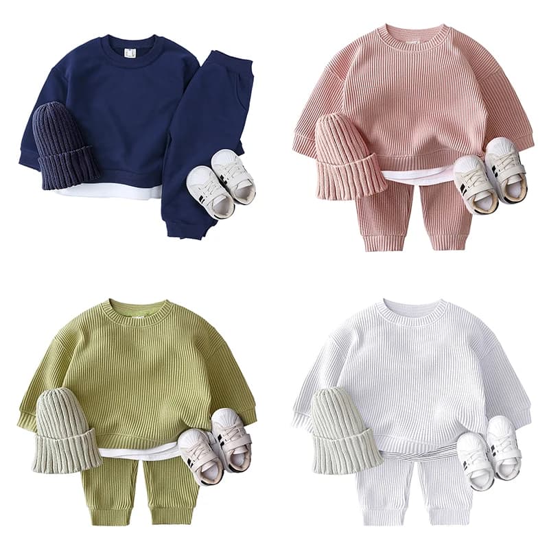 Kids Sports Sweatshirt Loungewear Set