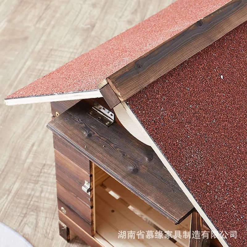 Solid Wood Large Dog House Kennel
