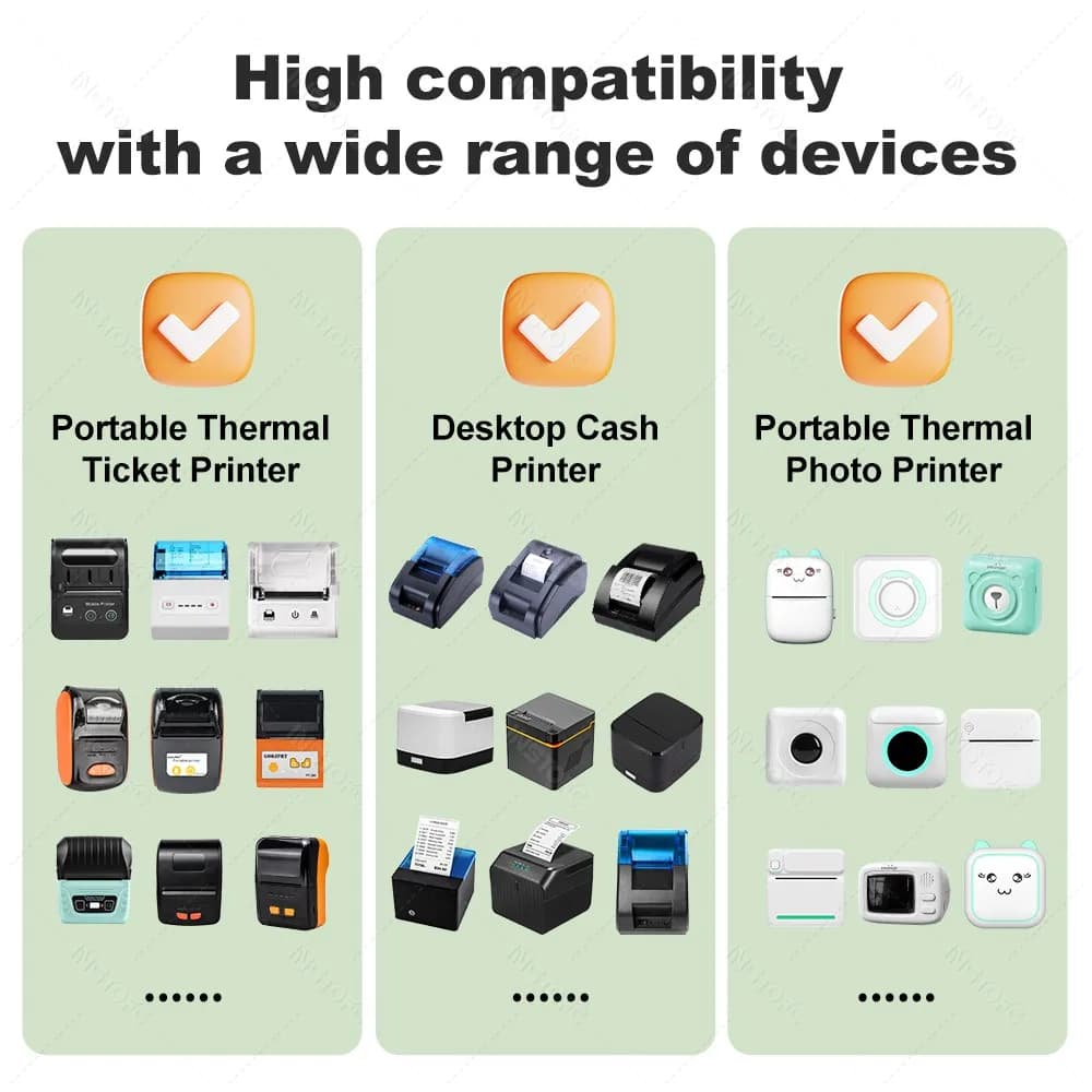 Thermal Paper Rolls for Portable Printers