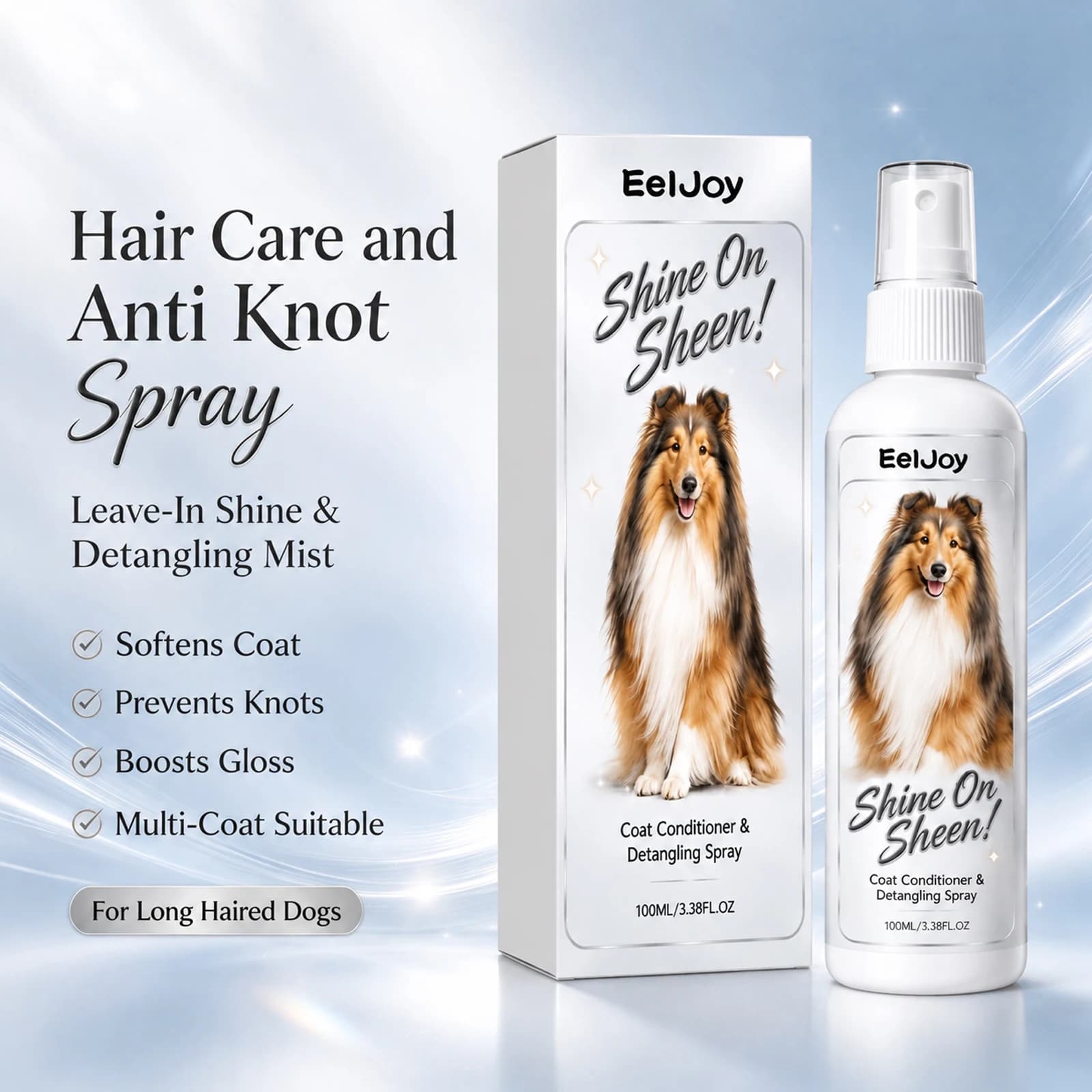 Pet Coat Detangler Conditioner Spray
