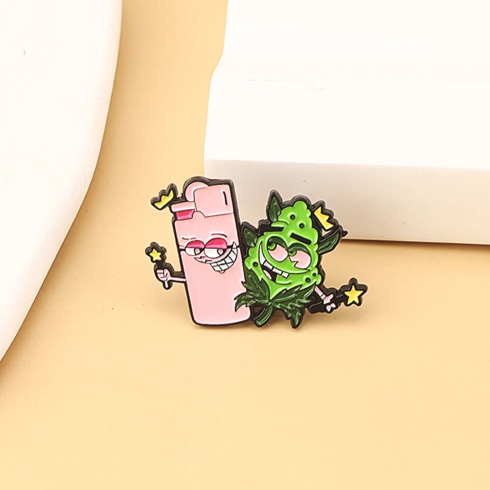 Cartoon Comedy Anime Enamel Brooch Cute Funny Backpack Badge Lapel Pin Cosplay Jewelry Accessories Props Gift For Friends