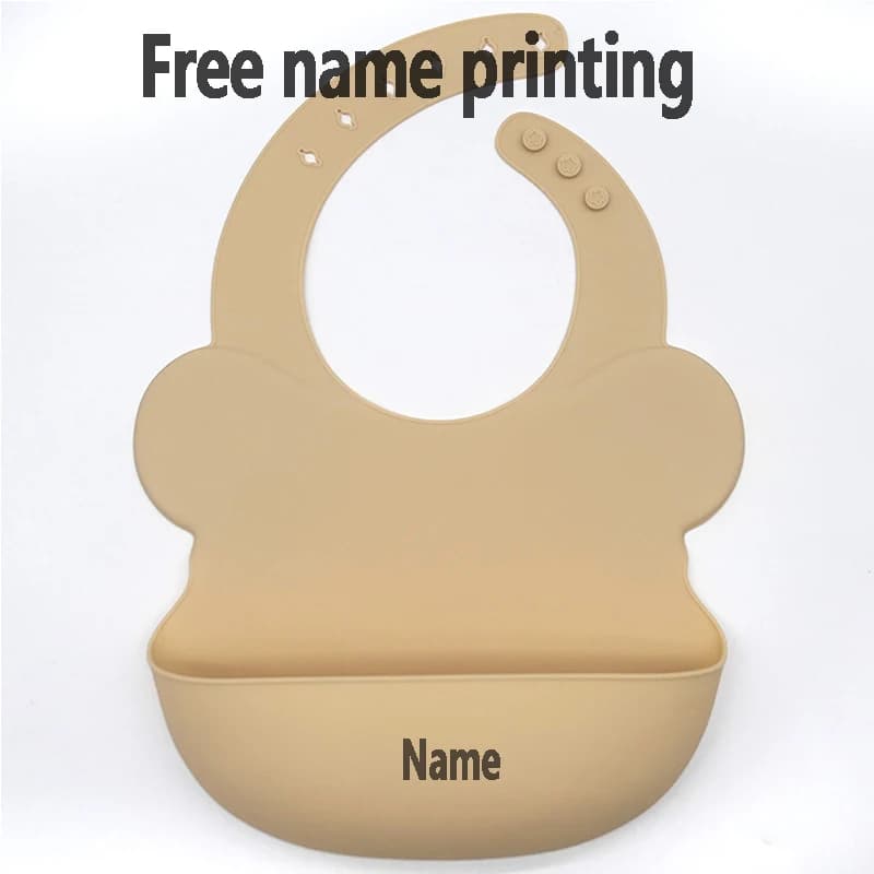 Personalized Waterproof Silicone Baby Bib