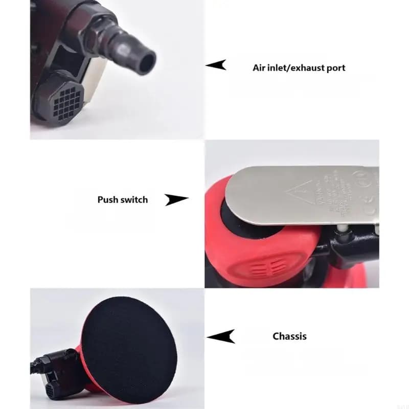 5 Inch Pneumatic Sander with Ergonomic Handle