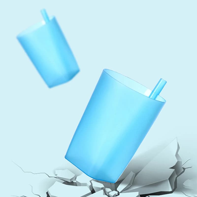 Candy Color Baby Sippy Cup with Straw