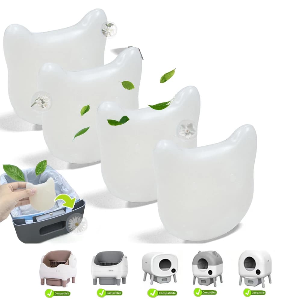 Litter Box Deodorizer Pods For Self-Cleaning Boxes