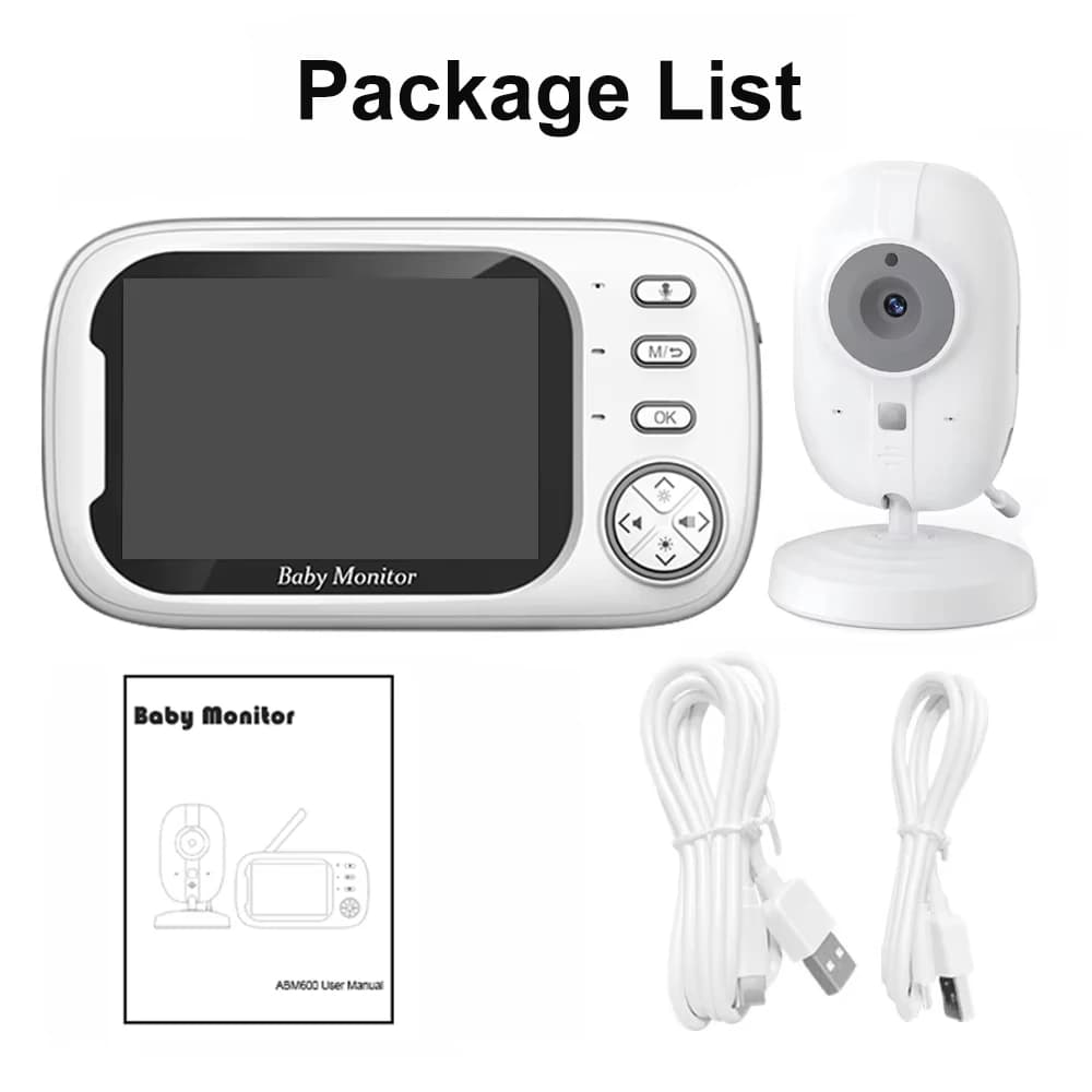 Baby Monitor with 3.5 inch Display and Camera