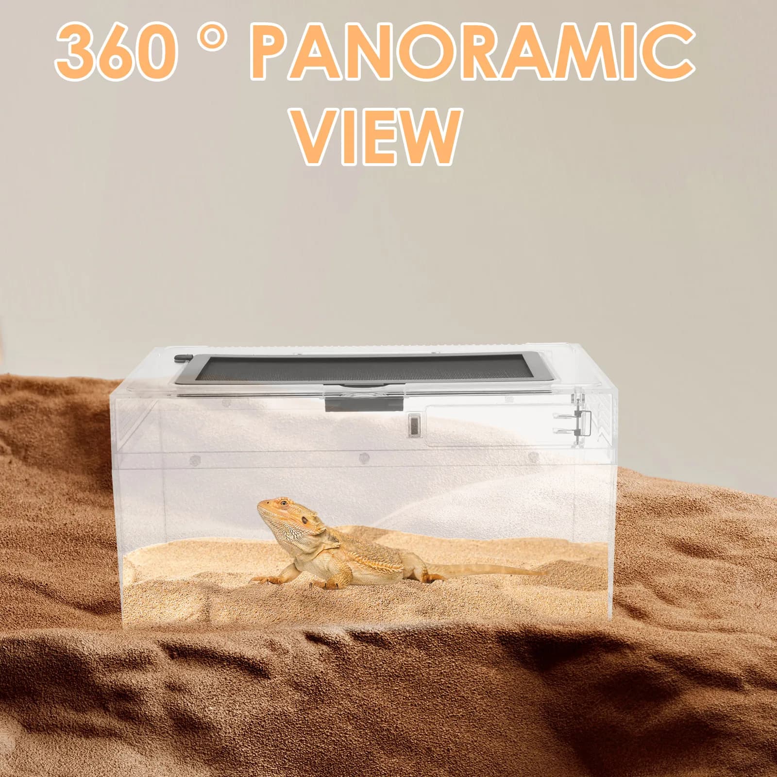Reptile Terrarium Transparent Breeding Box Tank