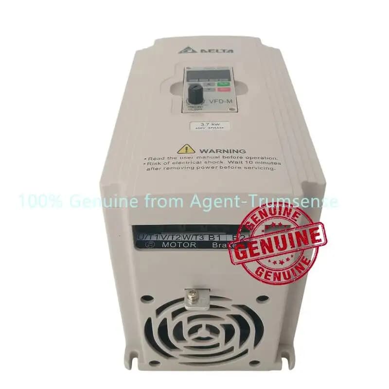 Delta Inverter 3.7 KW VFD037M43A 3 Phase 380V to 460V Rated 8.2A 100% New 3700 W VFD Series Variable Speed AC Motor Drive