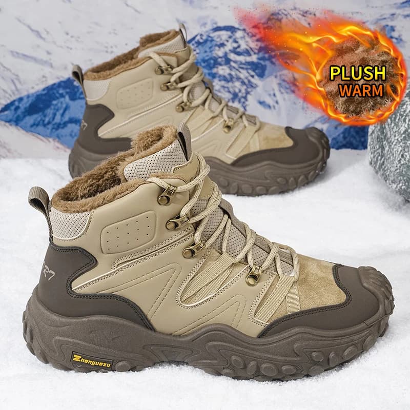 Men's Winter Snow Boots Warm Lined