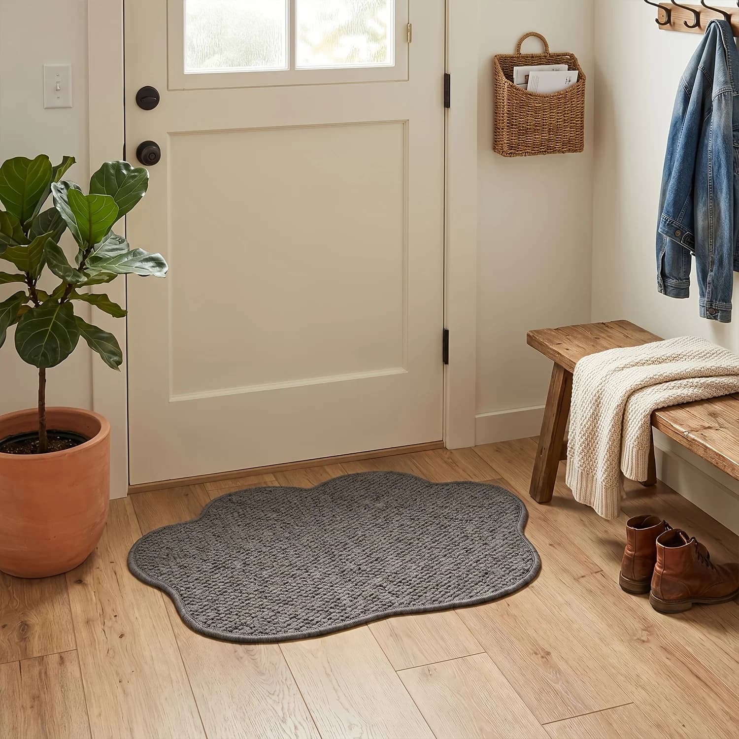 Cloud-Shaped Doormat