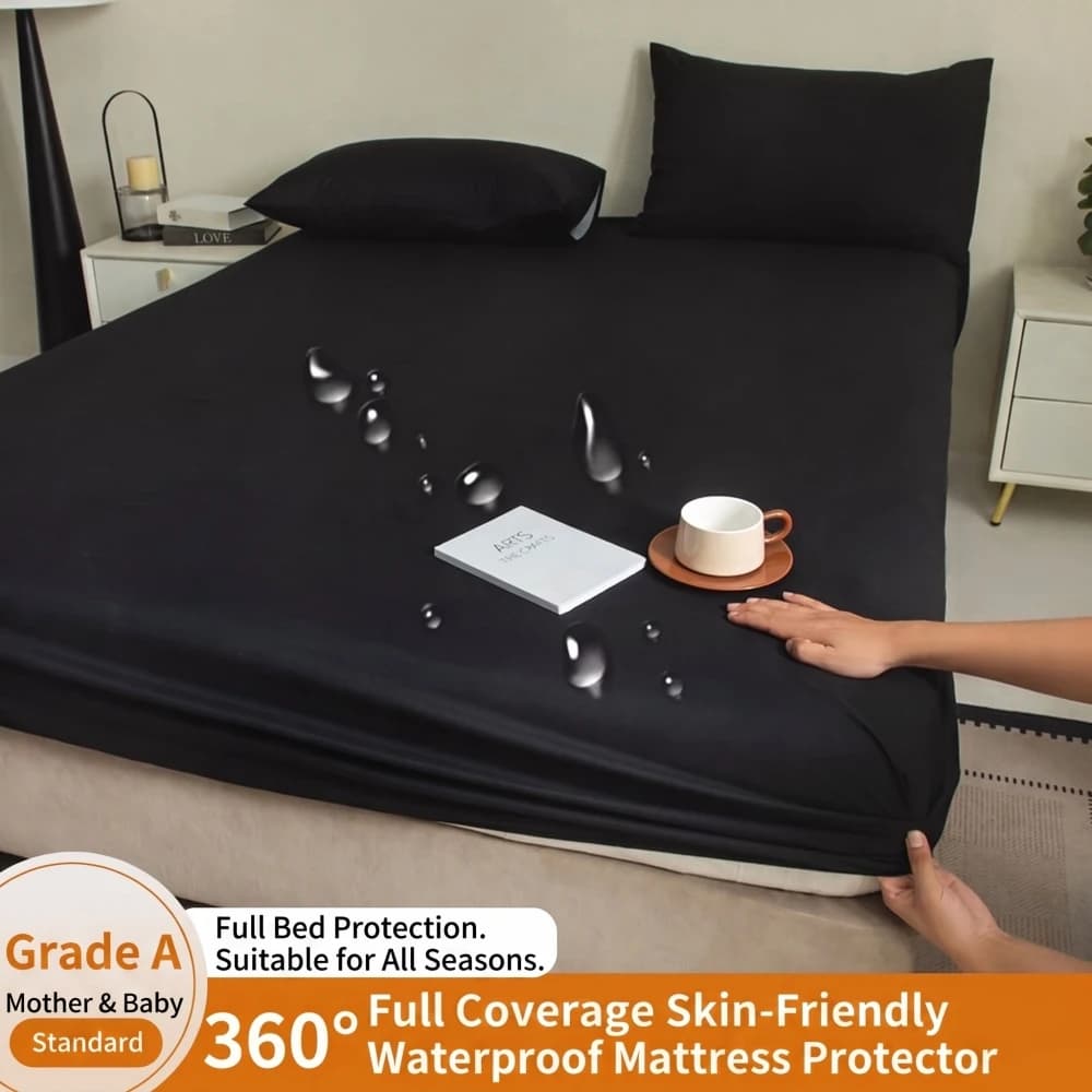 Waterproof Mattress Cover Fitted Sheet