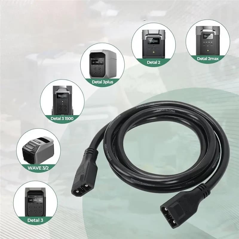 【Price Drop !!】XT150 Extra Battery Cable For Delta Max, Delta 2, 2 Max, Delta 3, Delta 3 Plus, Delta 3 1500, Wave 2 And Wave 3(2