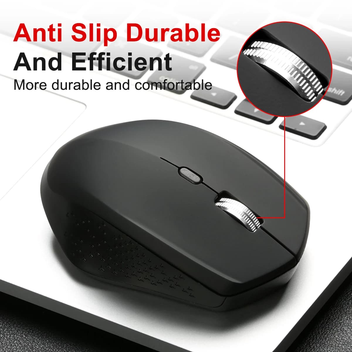 Wireless Ergonomic Mouse with Adjustable DPI