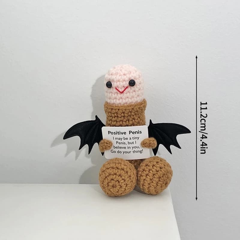 Crocheted Emoticon Desk Ornament