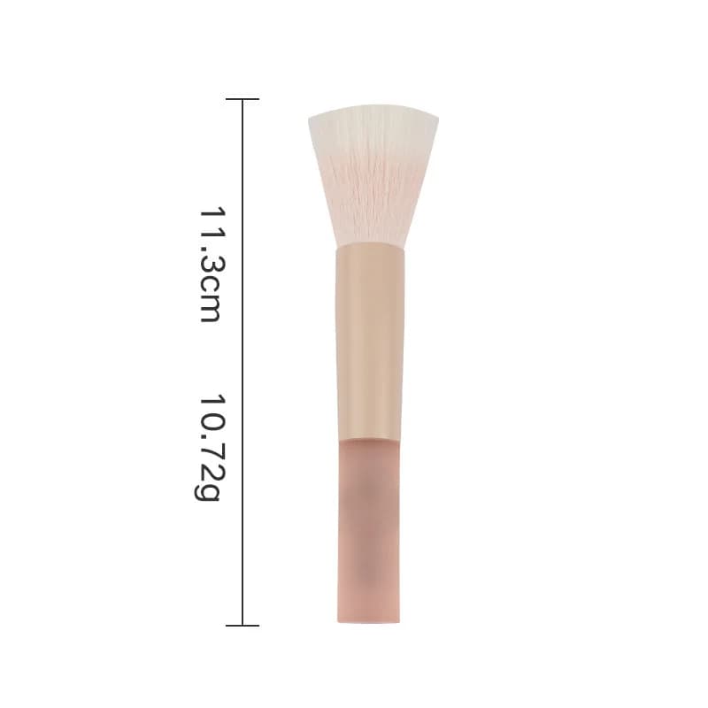 Makeup Brush Set,Portable Brush Set with Ultra‑Soft Fiber Bristles, Including Powder Brush, Stippling Brush and Blush Brush