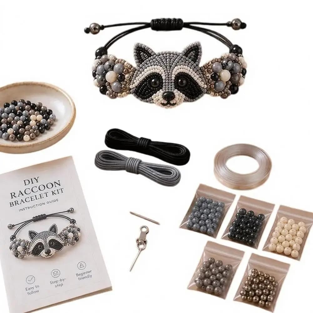 DIY Beaded Bracelet Making Kit With Charms