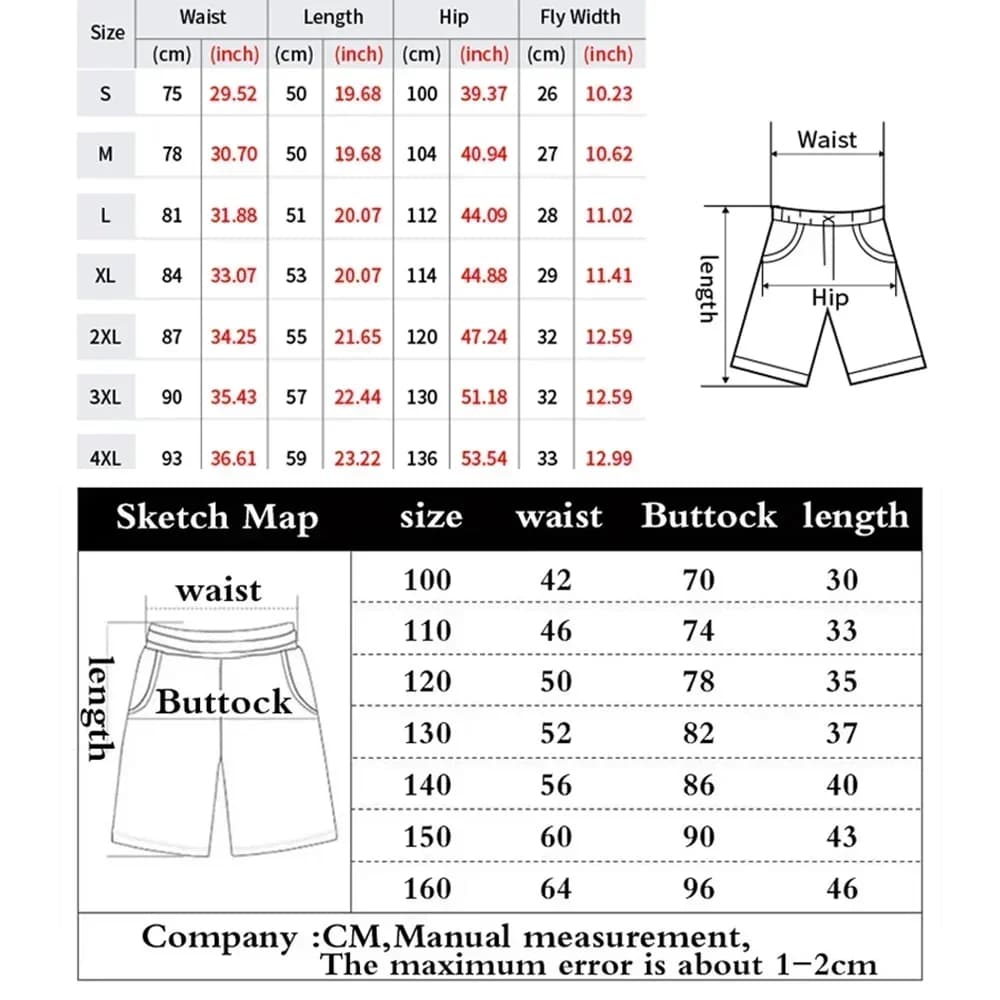 Men's Athletic Shorts Quick-Dry Polyester