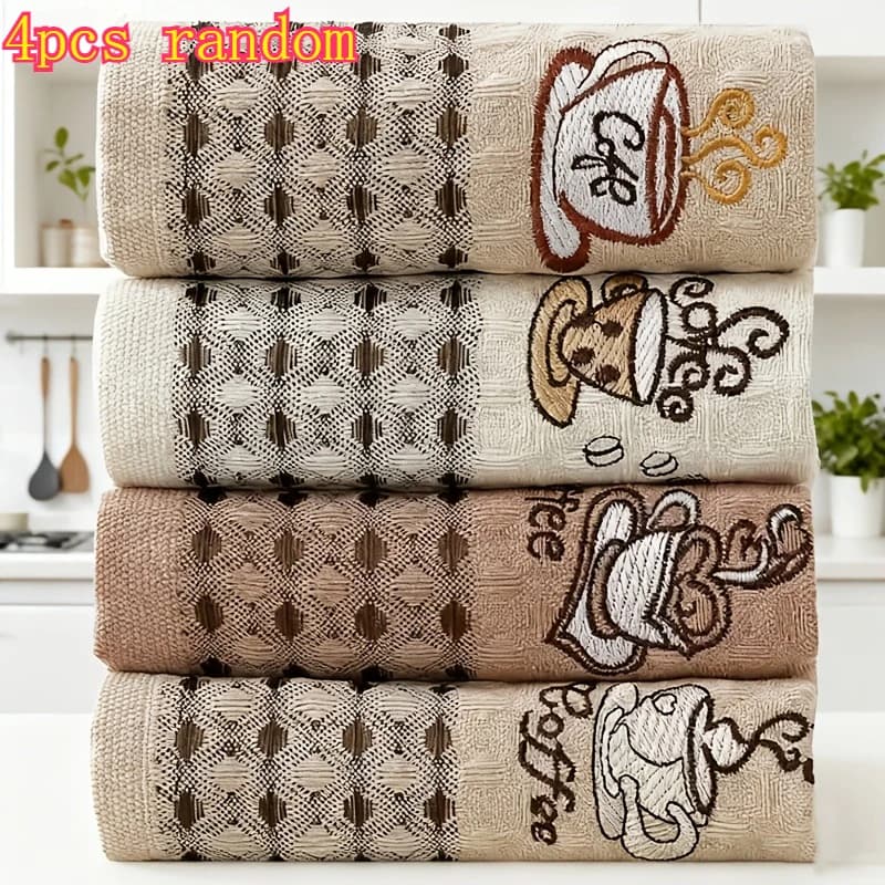 Reusable Dish Cloths and Kitchen Towels 4-Pack