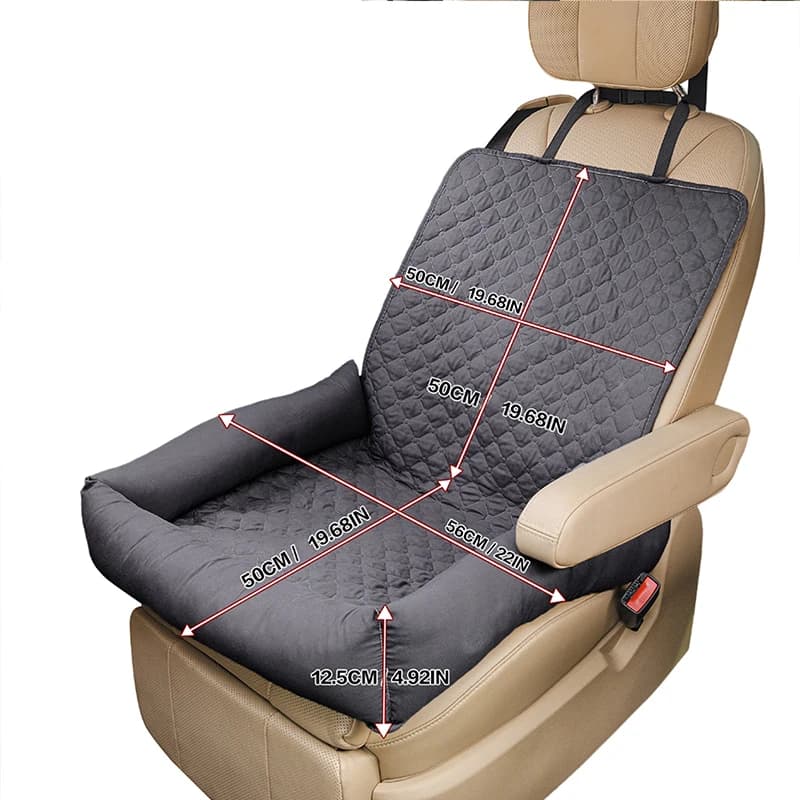 Quilted Pet Car Seat Cushion