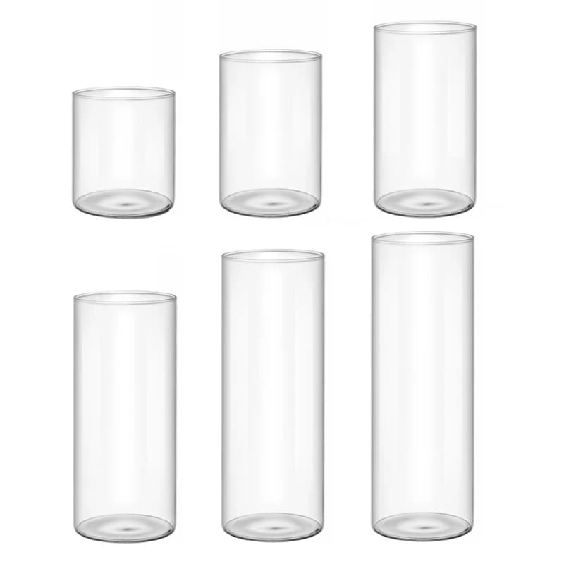 Clear Glass Cylinder Vase