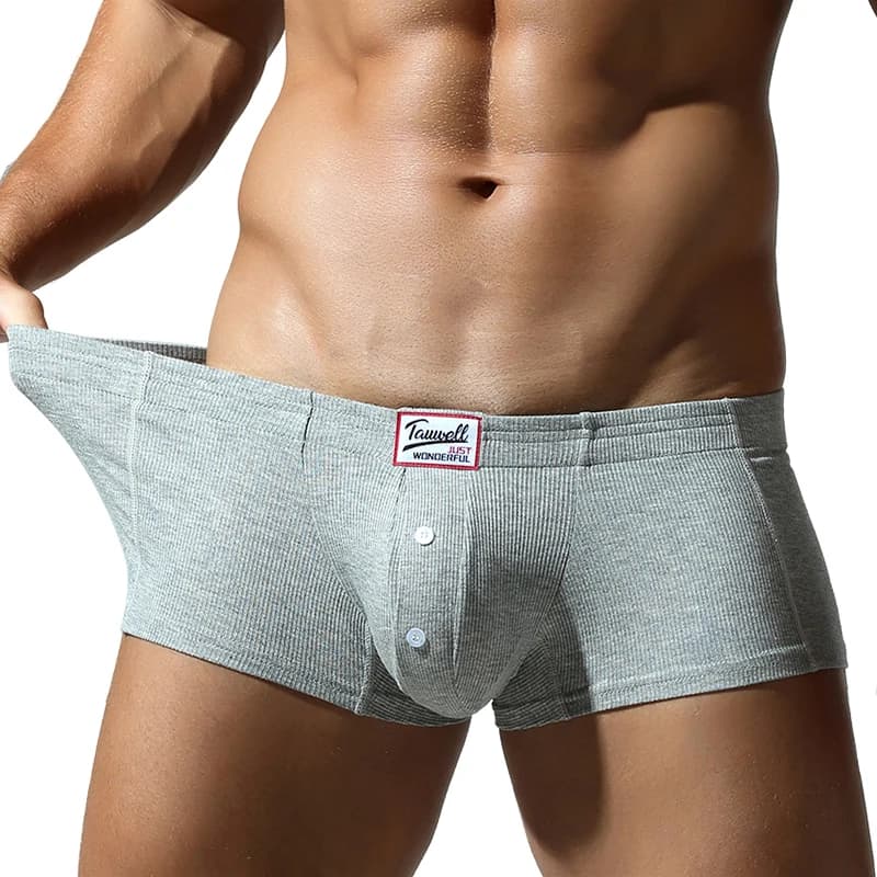 Men's Flat Front Synthetic Cotton Boxers