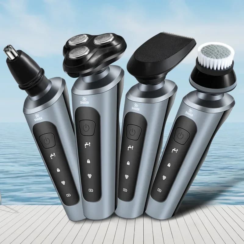 Waterproof Electric Rotary Shaver
