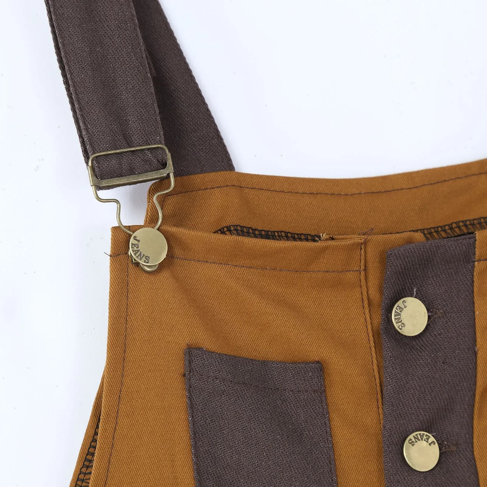 Unisex Loose-Fit Work Overalls Cargo Pants