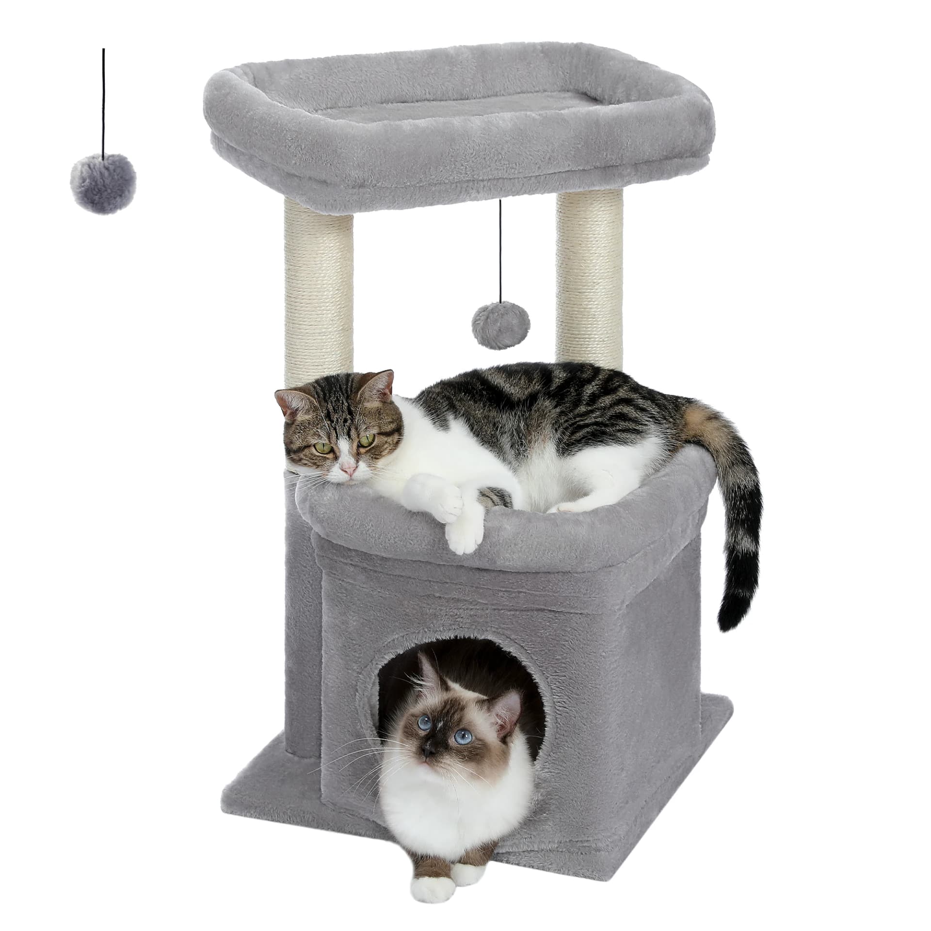Cat Tree Tower with Condo and Sisal Posts