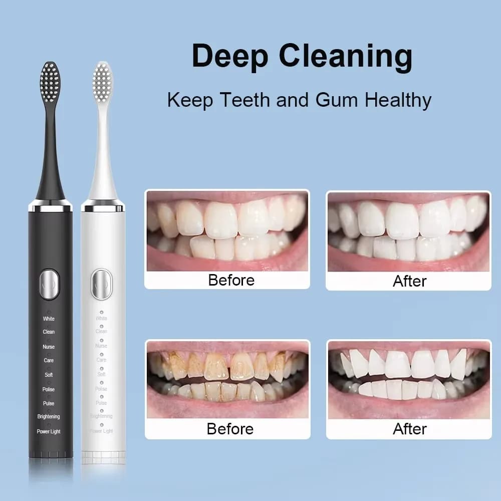 USB Rechargeable Sonic Electric Toothbrush