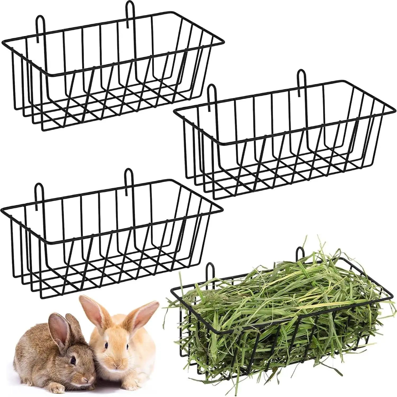 Metal Hay Rack for Rabbit Cages