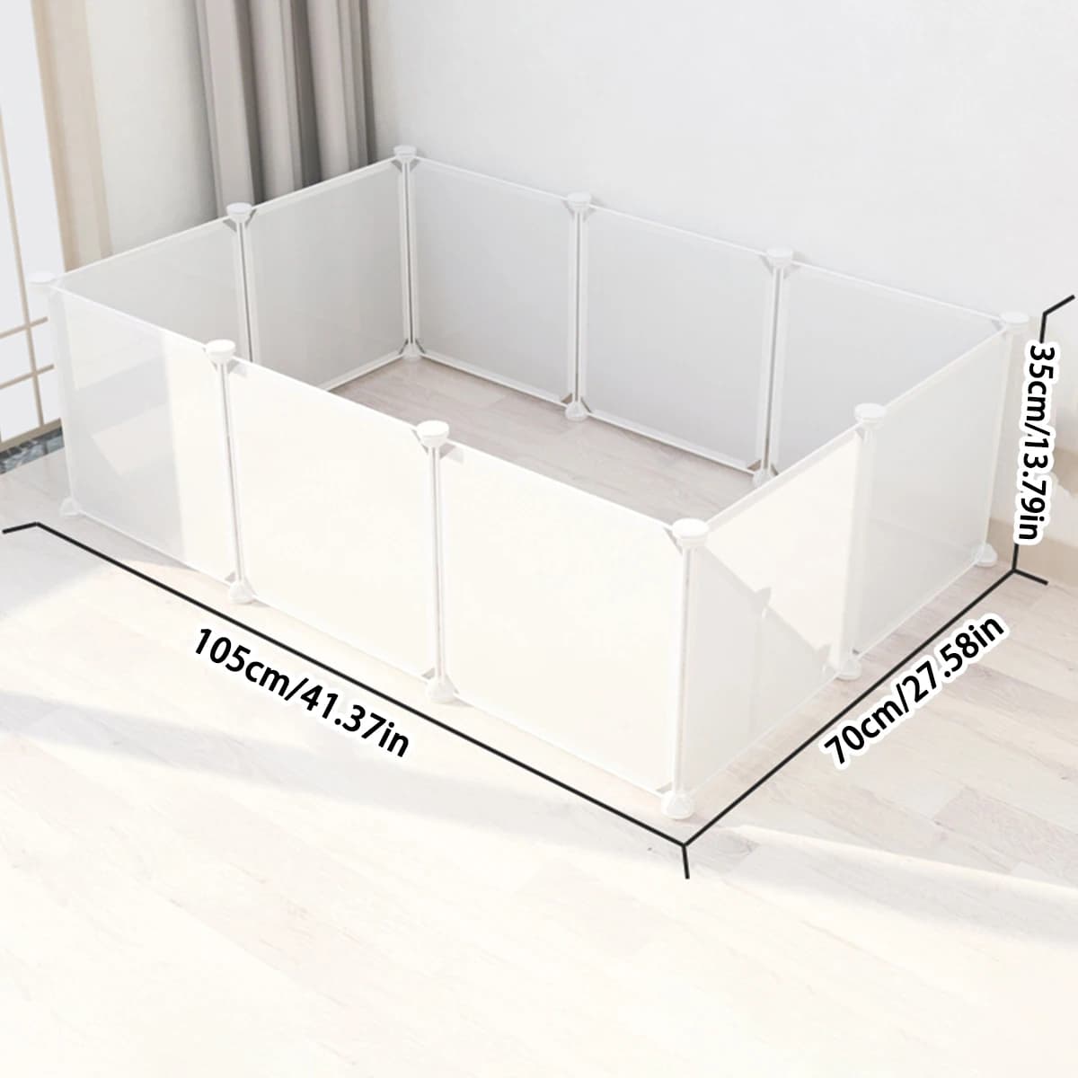 Detachable Plastic Pet Playpen for Small Animals
