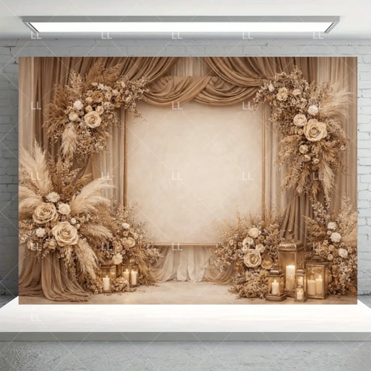Wedding Flower Photo Backdrop