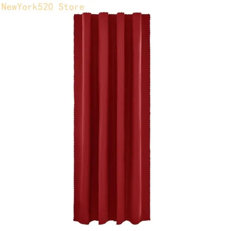 Blackouts Window Curtains Heat Insulating Soundproof Polyester Materials Easy Install Home Decoration N84C