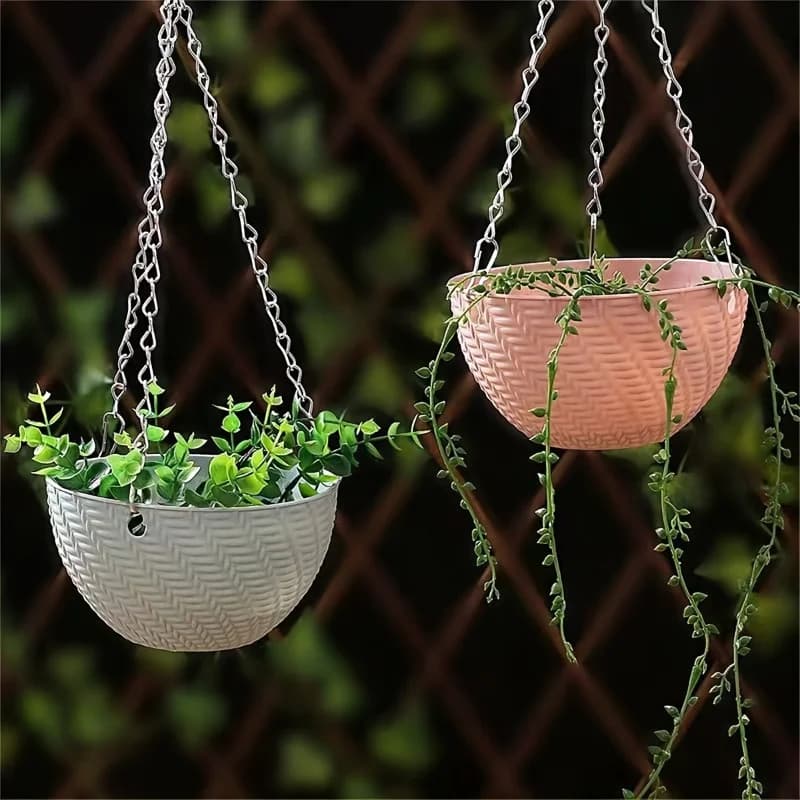 Hanging Flower Pots for Garden and Balcony