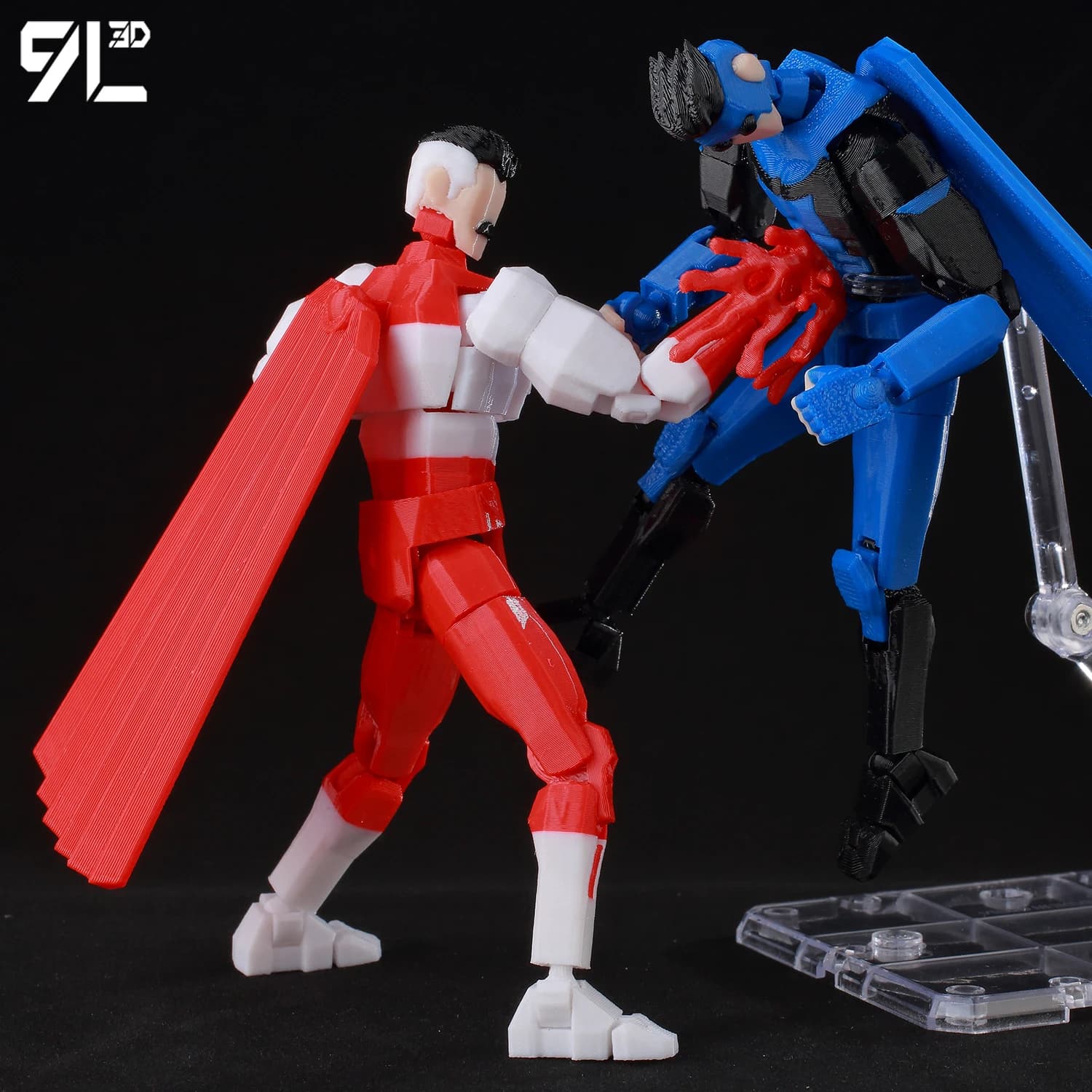 Nova T Posable Action Figure with Interchangeable Parts