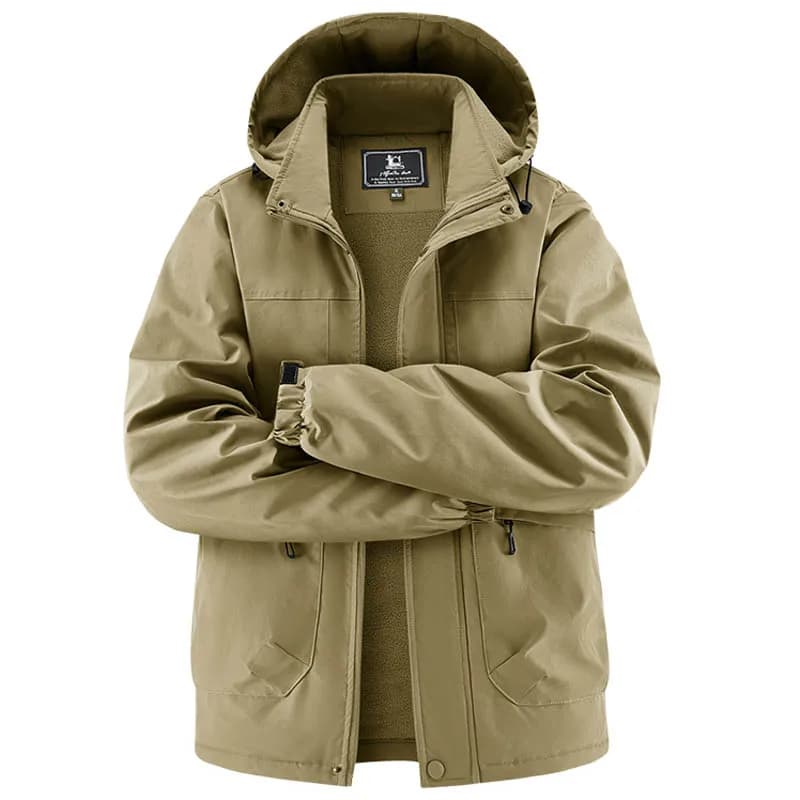 Men's Windproof Waterproof Winter Cargo Jacket