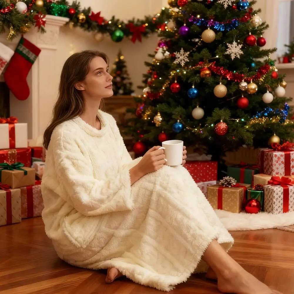 Women's Fuzzy Fleece Nightgown
