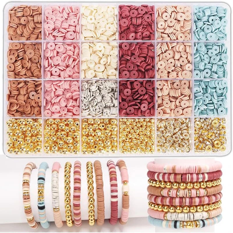DIY Polymer Clay Beads Bracelet Making Kit