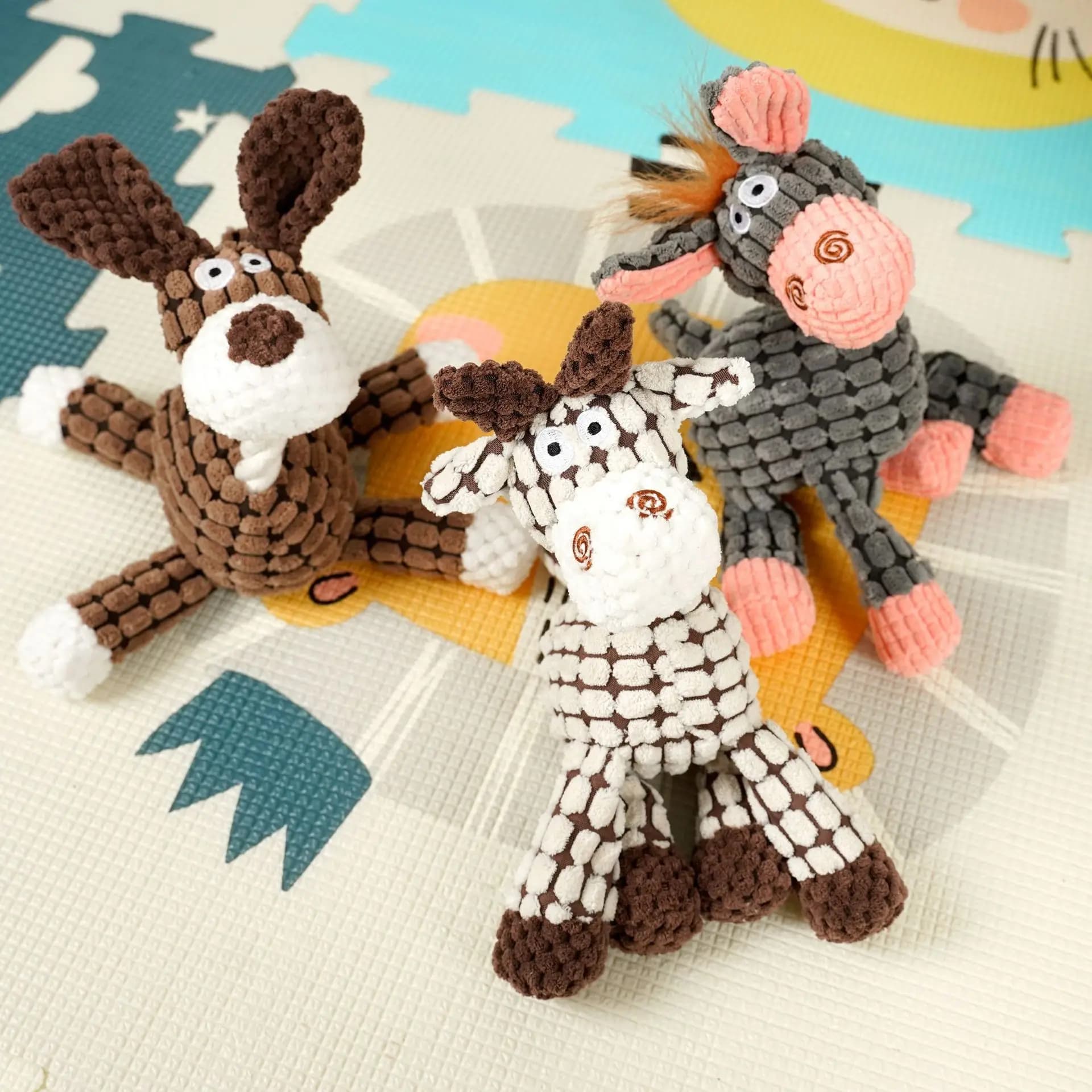 Pet Toys, Sound-Making Toys, Plush Toys That Are Resistant to Chewing and Teeth Grinding, Funny Donkey Dog Toys That Expend Energy, Interact, and Relieve Boredom