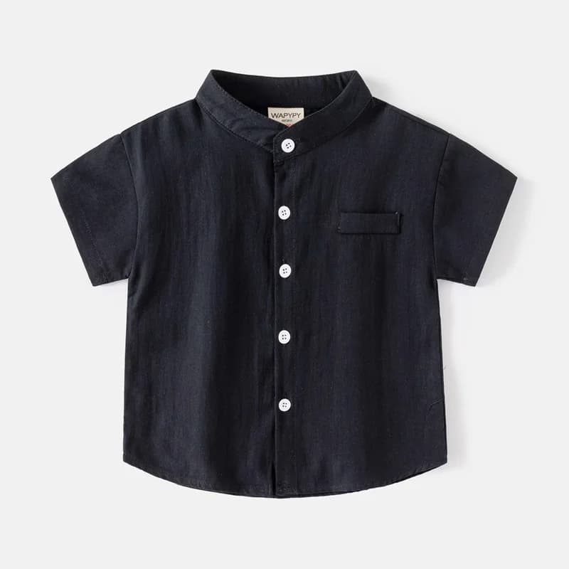 Kids Cotton Short Sleeve Shirt