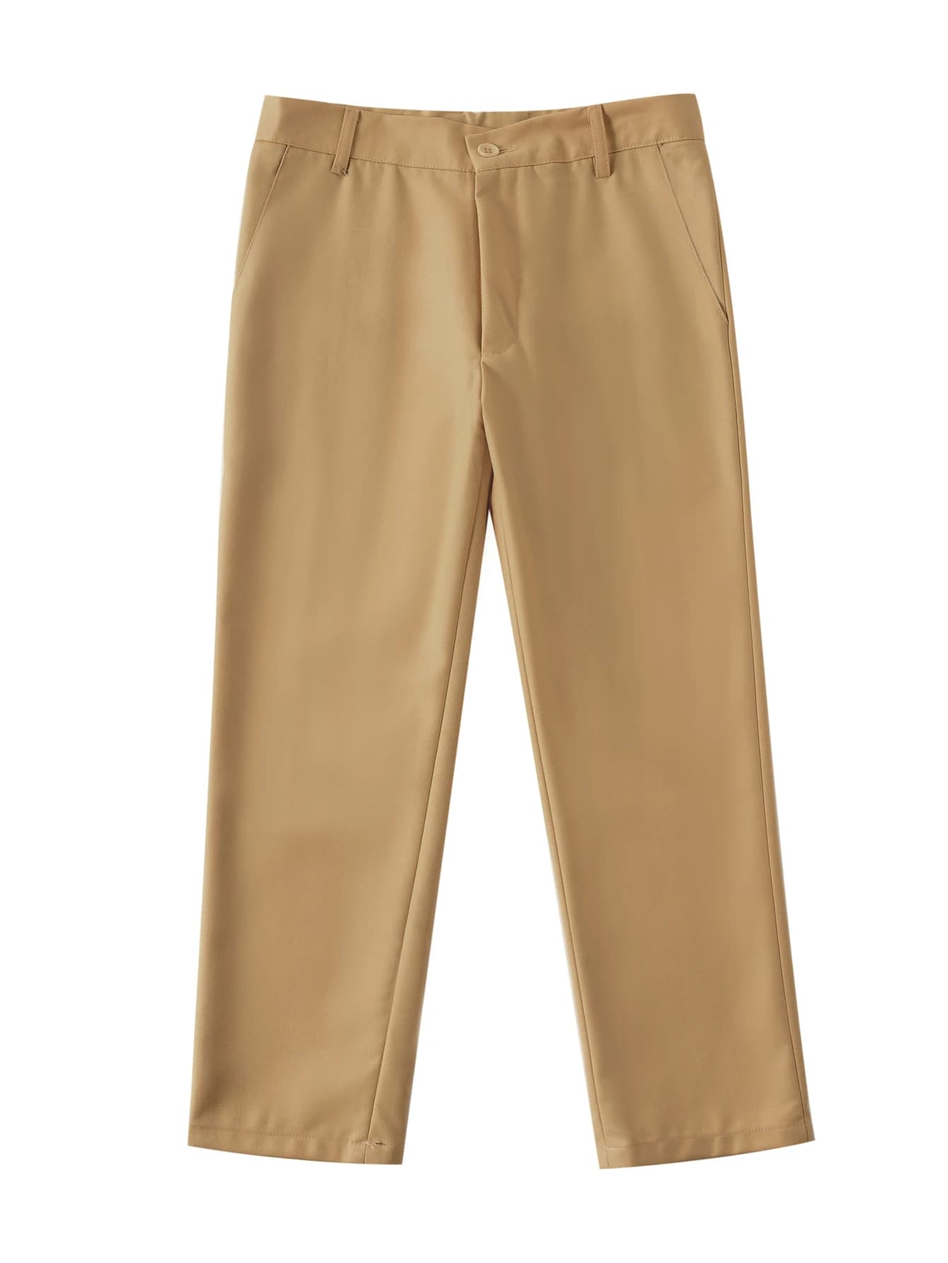 Boy Black Single Breasted School Uniform Pants