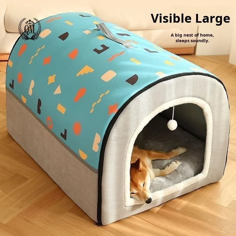 Oversized Dog Kennel Tunnel Warm Pet House