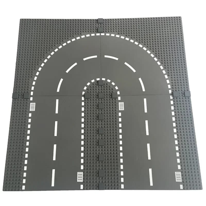 Building Block Flat Tiles 2×2 100 Pcs