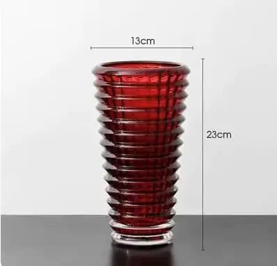 Crystal Glass Vase for Dried Flowers