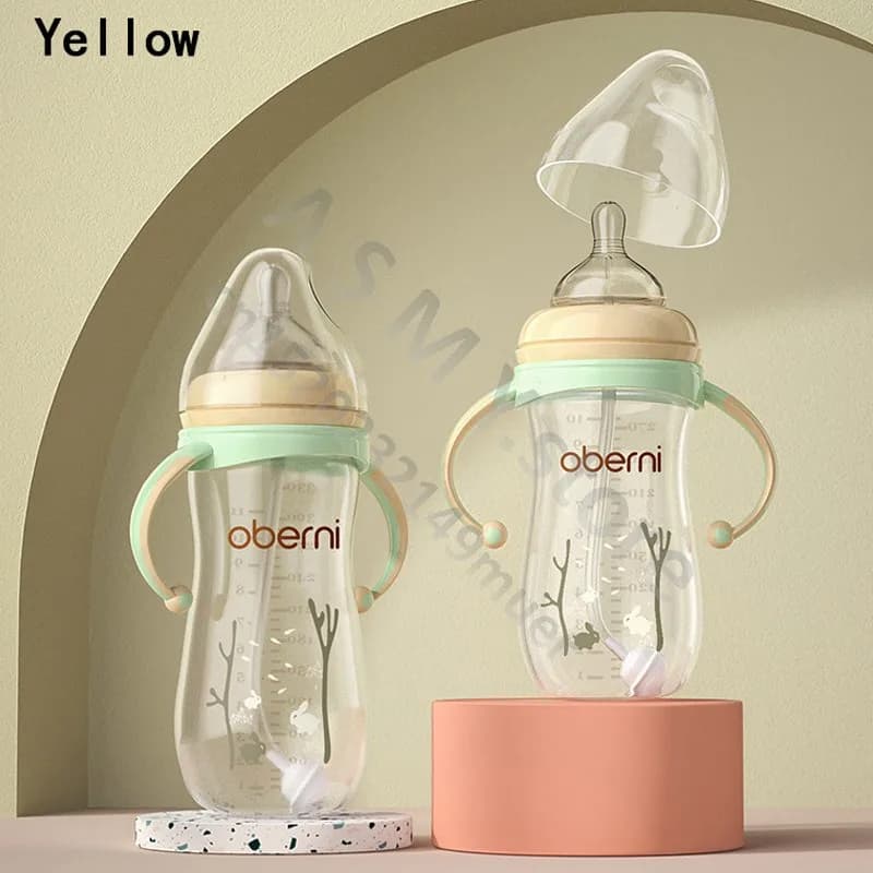 Wide Bore Milk Bottle with Handle