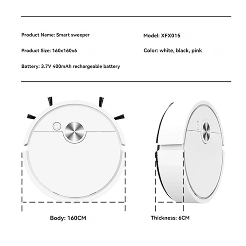 Smart Robot Vacuum with Mopping and Sweeping