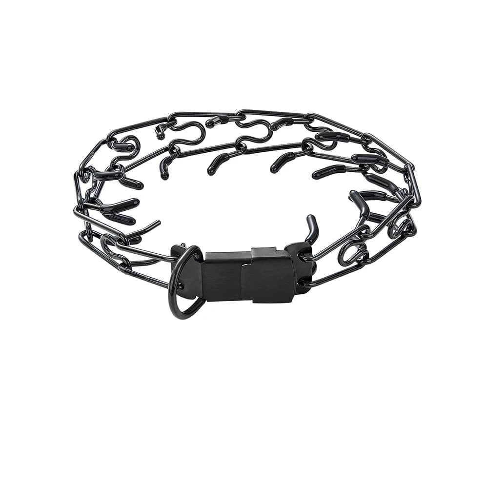 Dog Training Collar Effective Pinch With Comfort Anti Pull Training Adjustable Multi-size Stainless Steel Pet Prong Choke Collar
